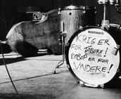 Kresten Osgoods Schlagzeug in Kopenhagen „Krieg ist für Verlierer – 